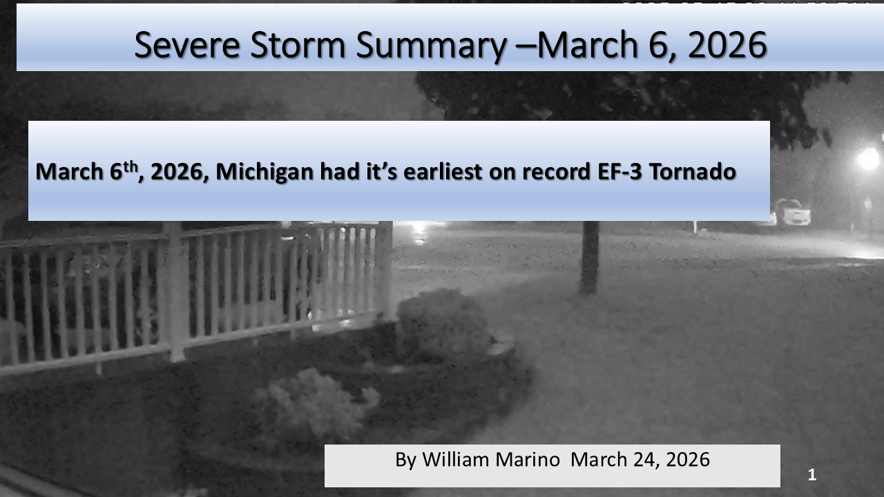 Tornado Summary for March 6th 2026 over Lower Michigan – themarinocast