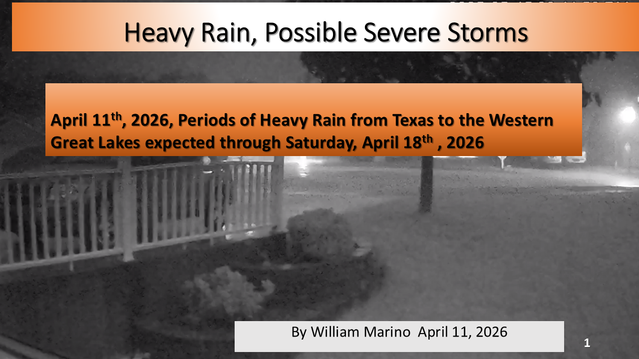 Heavy Rain and Severe Storms This Week- Texas to Western Great Lakes ...